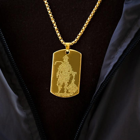 Hanuman Chalisha Pendant with Chain