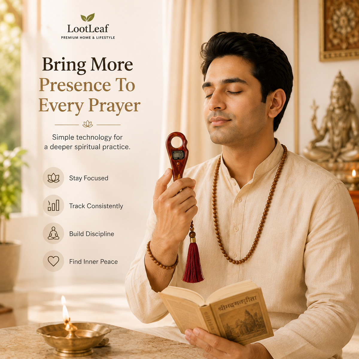 Digital Finger Counter for Chanting Mantra & Pooja