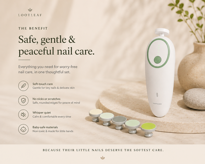 Gentle Baby Nail Trimmer Electric Rechargeable
