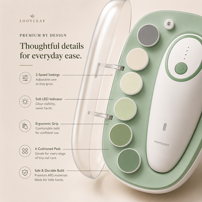 Gentle Baby Nail Trimmer Electric Rechargeable