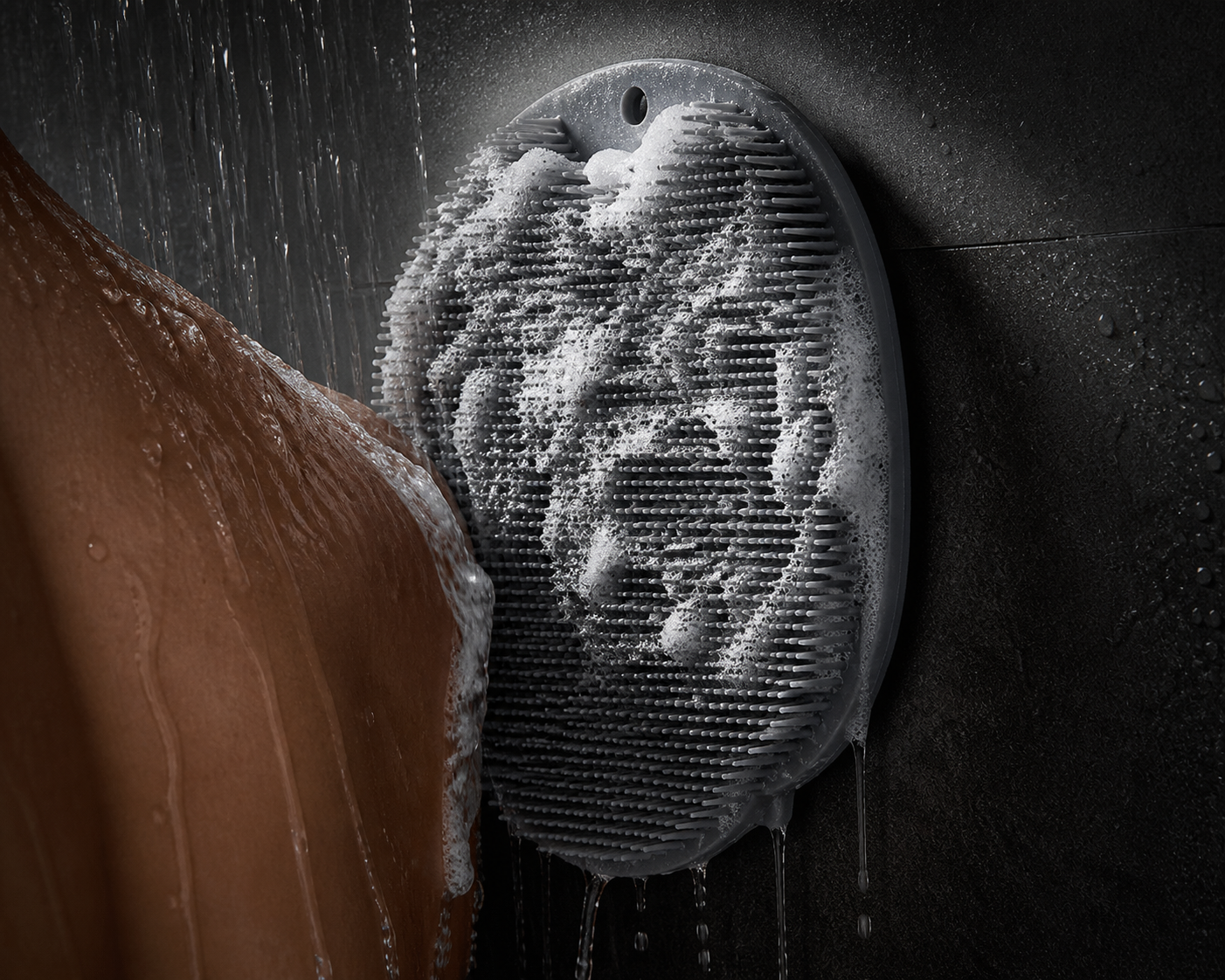 Foot Massager Scrubber Mat & Back Washer