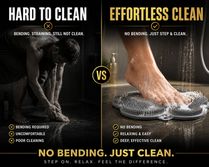Foot Massager Scrubber Mat & Back Washer