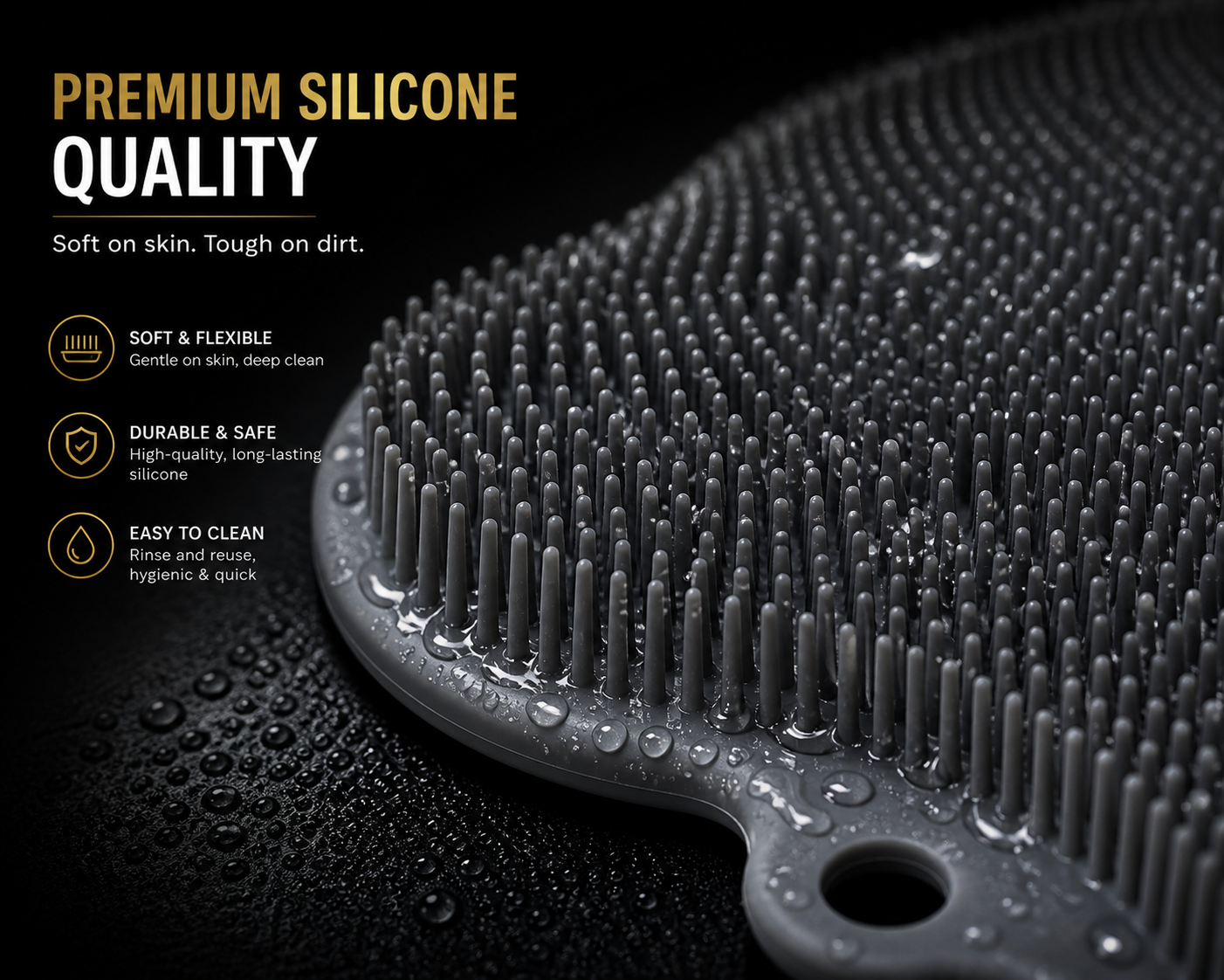 Foot Massager Scrubber Mat & Back Washer