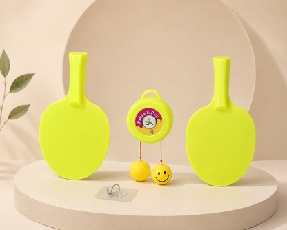 Hanging Table Tennis Trainer 3 Ping Pong Ball & 1 Pair Self Training Gaming Set Tennis Kit