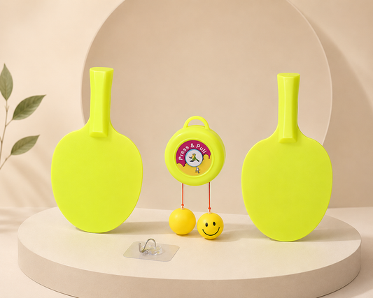 Hanging Table Tennis Trainer 3 Ping Pong Ball & 1 Pair Self Training Gaming Set Tennis Kit