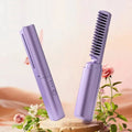 Mini Adjustable Hair Straightener Hot Comb (Cordless & Rechargeable)