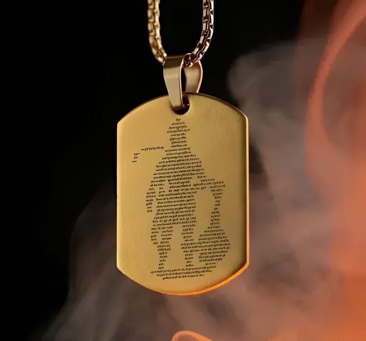 Hanuman Chalisha Pendant with Chain
