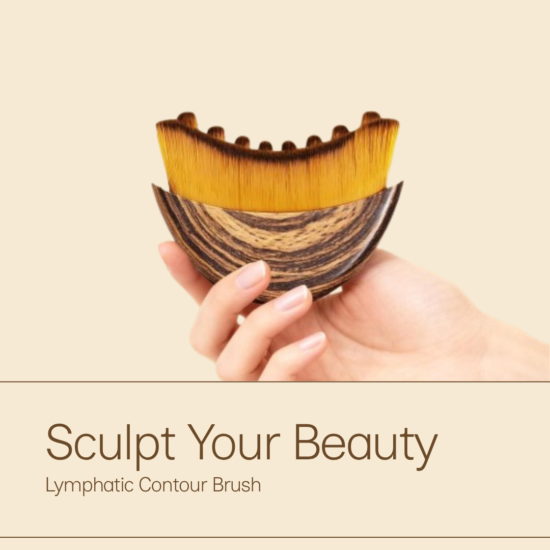 Lymphatic Contour Face Brush - for Jawline, Chin & Neck